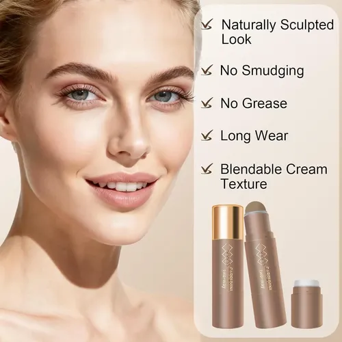 Stick De Contorno En Crema Tonos Fríos Para Piel Clara