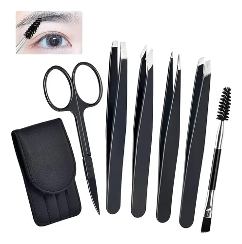 Set De 6 Piezas Para Cejas Profesionales, Curvadas