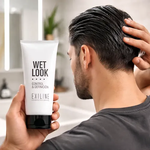 Exiline Styling Wet Look Control Gel Fijación Alta X 200ml