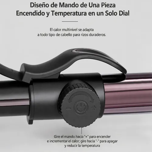 Tenaza Rizadora Cabello 32 Mm Cerámica Anti Frizz Smoky -z