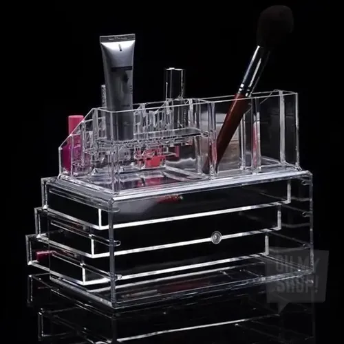 Organizador Maquillaje Acrilico Cajones Porta Cosméticos Oms