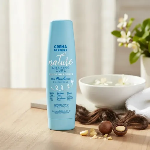 Crema De Peinar Novalook Macadamia Nature Rulos 160ml