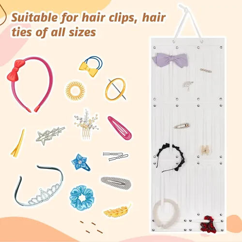 Organizador De Accesorios Para El Cabello, Colgador De Pinza