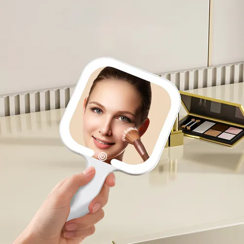 Espejo Luminoso Con Luz Portátil Recargable Dressing Mir
