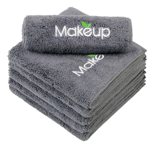 Orighty Paño Microfibra Removedor De Maquillaje 6 U Negro