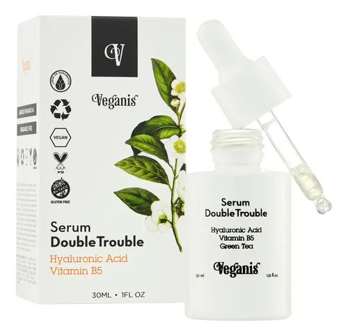 Veganis Serum Double Trouble Acido Hialuronico Vit B5 30ml
