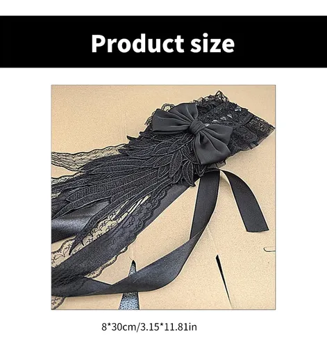 Zc Bandana Moderna De Lolita Con Cintas Extraíbles De Zc