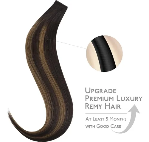 Extensiones De Cabello Remy Invisi Edge 14” 50 G 20uds