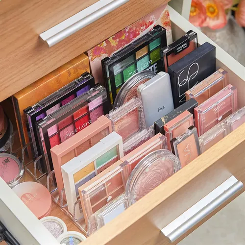 Tuzazo Organizador Acrílico Paleta De Sombras 7 Secciones