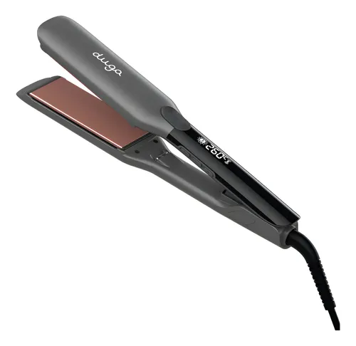 Duga Plancha Mega Sonic Vibra Ceramica 260° C D2310 Negro