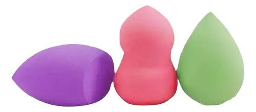 Set X3 Esponjas Para Maquillaje Profesional Tipo Blender