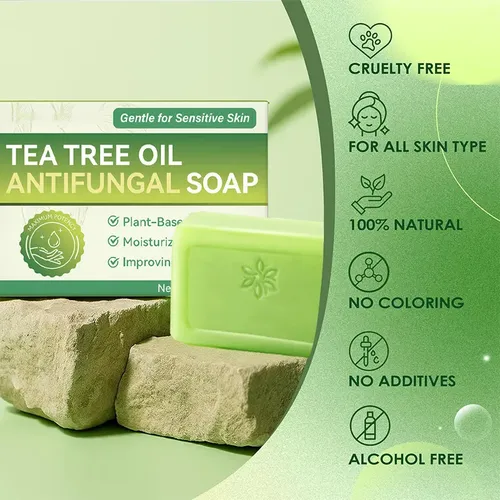 Jabón En Barra Árbol De Té Limpieza Natural