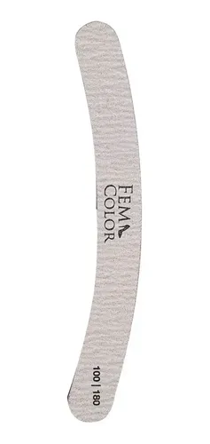 Lima Para Uñas Femcolor 100/180 X12 Unidades Lefemme