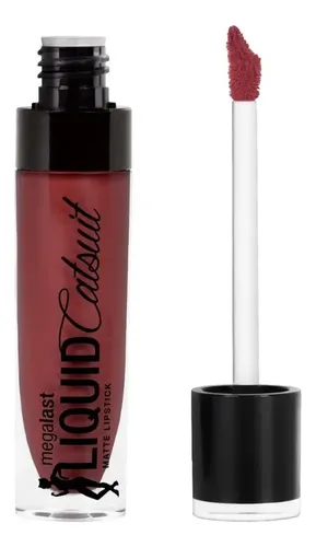 Labial Líquido Wet N Wild Megalast Catsuit Mate Bordó