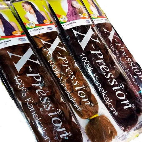 Extensiones Pelo Kanekalon Termico Jumbo Trenzas Caribeñas