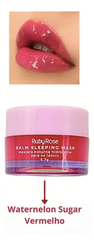 Balsamo Labial Balm Sleeping Mask Watermelon Ruby Rose