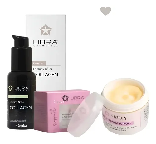 Kit Skincare Piel Madura Serum Colageno +crema Age 50g Libra