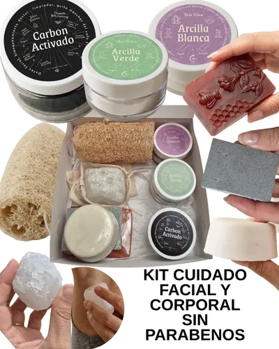 Kit Skincare Cosmética Natural Arcillas Jabones Spa Regalo