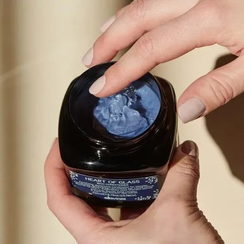 Heart Of Glass Rich Conditioner Azul Índigo Davines 250 Ml