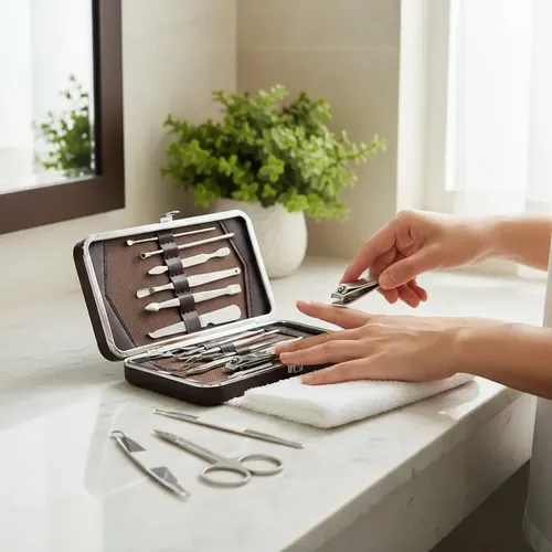 Set 12 Herramientas Manicura Y Pedicura Dehuka, Kit Completo Uñas, Estuche Incluido – Profesional Y Hogar