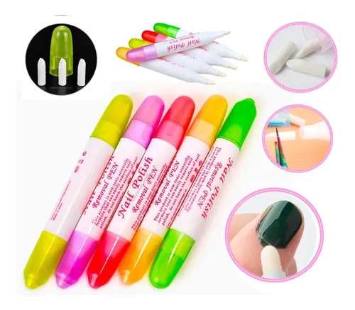 Lapiz Corrector Removedor Esmaltes X2 Uñas Esculpidas