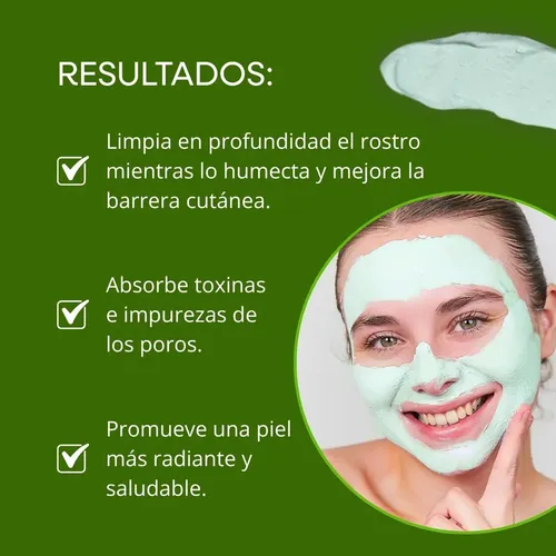 Mascarilla Facial Arcilla Ice Cream Mely Limpiadora Refresca Tipo De Piel Normal