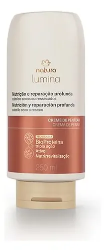 Crema Para Peinar Selladora De Cutícula Cabello Seco Natura
