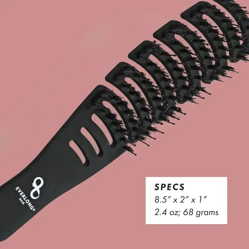 Cepillo Flex Boar Bristle Everlong Para Desenredar El Cabell