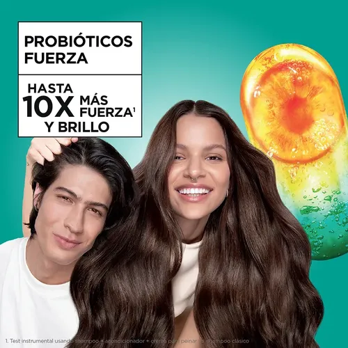 Fructis Probióticos Fuerza Crema Para Peinar 10 En 1 250Ml