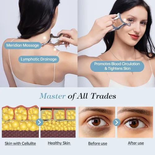 Herramienta De Masaje Para Cuero Cabelludo Gua Sha Anpode, A
