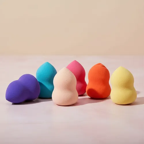 Set 6 Esponjas Gota Latex Para Maquillaje Hongo Blender