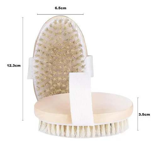 Set De 2 Cepillos Corporales Exfoliantes Para Piel Y Circula