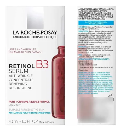 Serum La Roche-posay Retinol B3 Concentrado Anti-arrugas