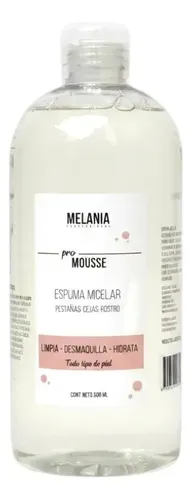 Espuma Micelar Limpieza Facial Pestañas Melania Repuesto