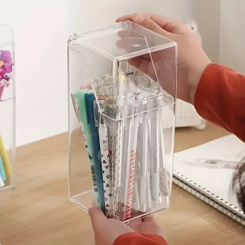 Caja Organizadora De Máscaras Transparente 1 Pieza C