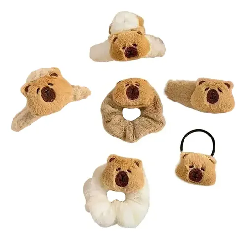 Para Peluches De Capibara Con 6 Accesorios De Capibara