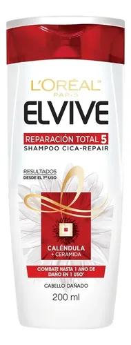 Shampoo Reparación Total 5 Elvive L’Oréal 200ml