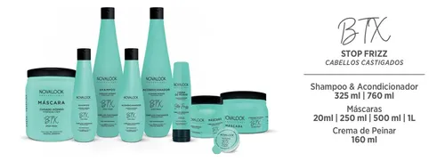 Acondicionador Novalook Btx Botox 760ml Cabellos Castigados