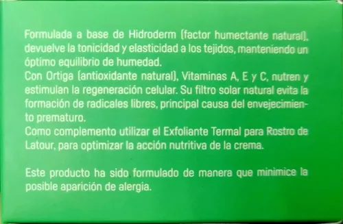 Crema Antiage Andre Latour Vitamina A C B Antioxidante 65g Piel Mixta