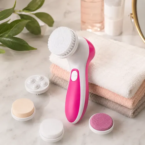 Cepillo Facial Limpieza Profunda 5 En1 Masajeador Exfoliante