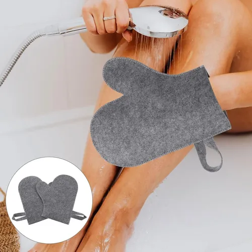 Guantes De Sauna Tehaux 2 Uds Exfoliantes 29×24 Cm