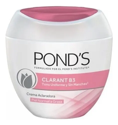 Crema antimanchas rosa Pond’s Creme Clarant B3, 100 g, grasa de diablillo, tipo normal