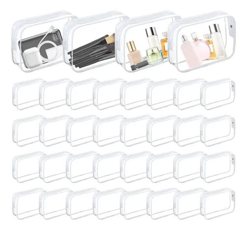 Bolsas De Maquillaje Transparentes Merkaunis, 36 Unidades, I
