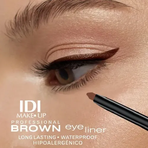 Idi Make Up Delineador Ojos Retractil Brown Con Esfumino