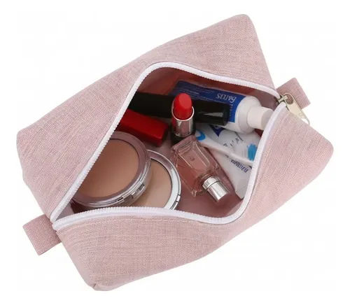 F Neceser Pequeño Porta Objetos Accesorios Maquillaje Rosa P