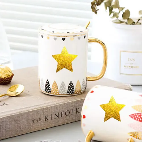 Pegatinas Hechas A Mano De Dibujos Animados De Estrellas De