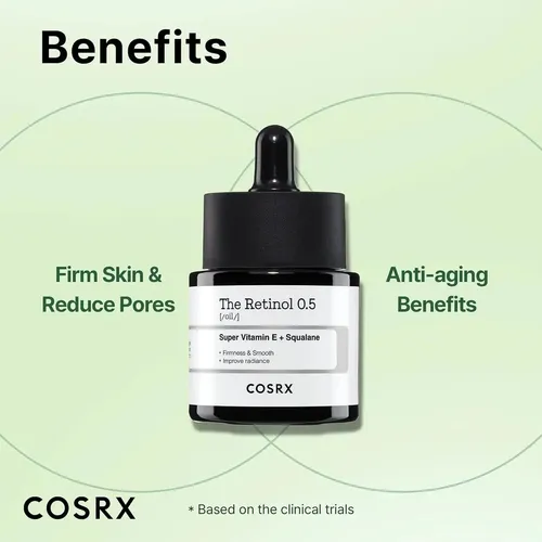 Aceite Y Retinol Al 0,5%: Suero Facial Para El Cuidado Y