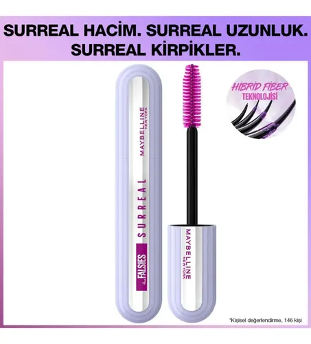 Maybelline Máscara De Pestañas The Falsies Surreal Extension Negro