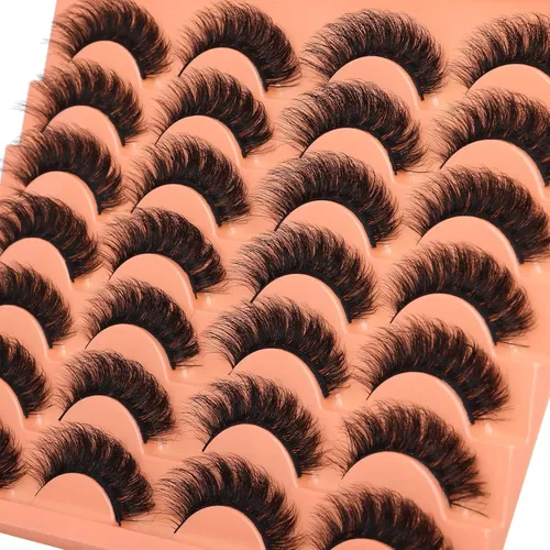 Pestañas Postizas Cortas Alicrown Volumen Natural 14 Pares