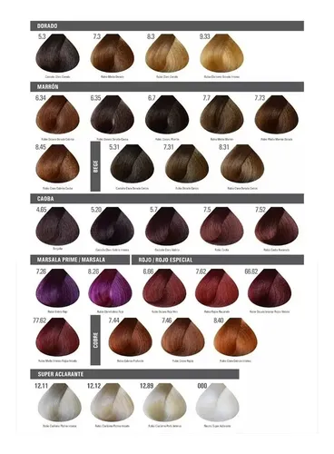 Pack X5 Tintura Kostume Kolor 60gr Coloración Peluquería